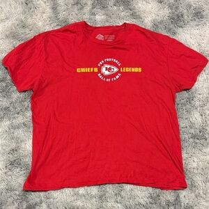 Kansas City Chiefs Pro Football Hall of Fame 3XL Mens Red